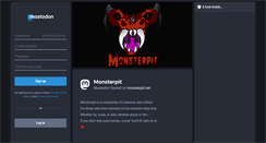 Desktop Screenshot of monsterpit.net